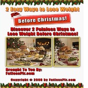 2 Easy ways to help you lose weight before chritsmas