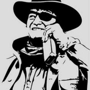 John Wayne 2 Photocrochet pattern