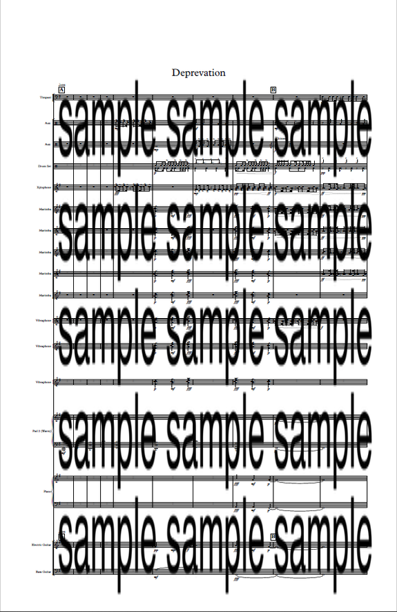 Dream Sequence Front Ensemble Sheet Music