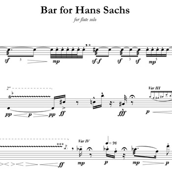 Bar for Hans Sachs