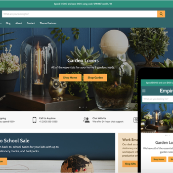Shopify Premium Theme - Empire