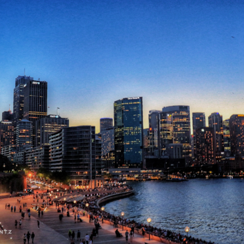 Sydney Skyline from Opera House, Australia