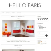 Blogger Template - Hello Paris