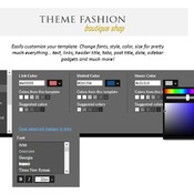 Blogger Template Premade Blog Theme Design - Bright Side Blogger Theme