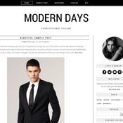 Responsive Blogger Theme - Modern Days