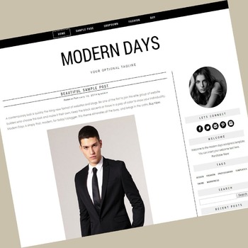Responsive Blogger Theme - Modern Days