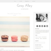 Responsive Wordpress Theme - Gray Alley