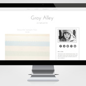 Responsive Wordpress Theme - Gray Alley