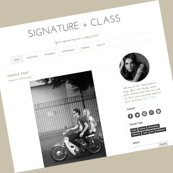 Responsive Wordpress Theme - Signature