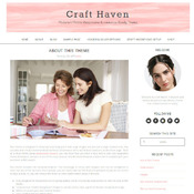 WordPress Theme,  Genesis Theme, Ecommerce Theme, Woocommerce, Craft Haven