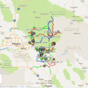 Apache Junction, AZ GPX Tracks
