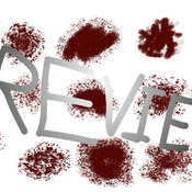 15 High Quality Blood Decals All Different With Transparent Backgrounds