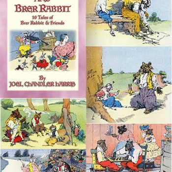 61 Classic Fairy Tale Illustrations by an Unknown Artist from UNCLE REMIS AND BRER RABBIT