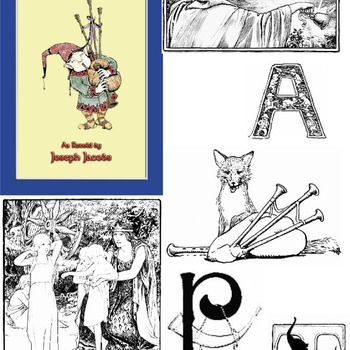 47 Images and 20 illustrated capitals in Black and White by John D Batten from MORE CELTIC FAIRY TALES compiled by Joseph Jacobs.