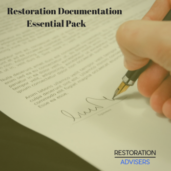 Property Damage Restoration Documents Package- Essential Starter