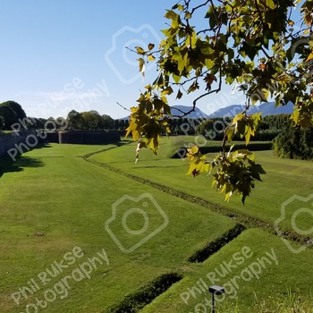 Midieval Mote in Lucca, Italy