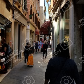 Walking through Venice