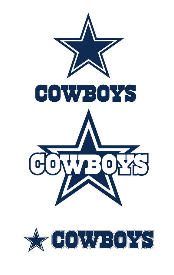 Dallas Cowboys SVG Vinyl Cutting Decal, for Mugs, T Shirts, Cars SVG files  for Silhouette Cameo Cut