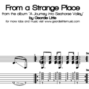 From a Strange Place (Tab/Notation + mp3)