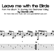 Leave me with the Birds (Tab/Notation + mp3)