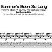 Summer's Been So Long (Tab/Notation + mp3)
