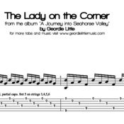 The Lady on the Corner (Tab/Notation + mp3)