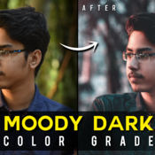 Moody Dark Color Grading LUT File (.3DL) for Photoshop