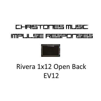 Rivera 1x12 Open Back with EV12 for Two Notes Gear (tur and wave files)