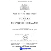 1879 Kelly's Post Office Directory-Durham and Northumberland