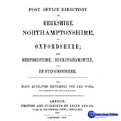 Kelly's 1854 Post Office Directory of Berkshire Etc