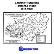 Carmarthenshire Burials Index 1611-1990