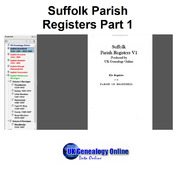 Suffolk Parish Registers Part1