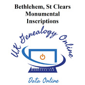 Bethlehem, St Clears Monumental Inscriptions