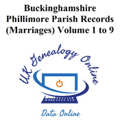Buckinghamshire Phillimore Parish Records (Marriages) Volume 1 to 9