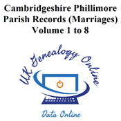 Cambridgeshire Phillimore Parish Records (Marriages) Volume 1 to 8
