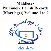 Middlesex Phillimore Parish Records (marriages) Volumes 1 to 9