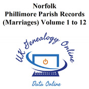 Norfolk Phillimore Parish Records (marriages) Volumes 01 to 12