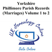 Yorkshire Phillimore Parish Records (marriages) Volumes 1 to 2