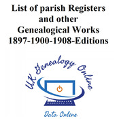 List of Parish Registers and other genealogical works-1897-1900-1908-Editions