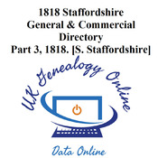 Staffordshire General & Comercial Directory for 1818, 3rd Part