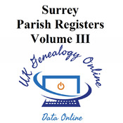 Surrey Parish Registers Volume III