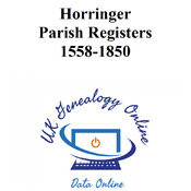 Horringer 1558-1850 Parish Register Suffolk