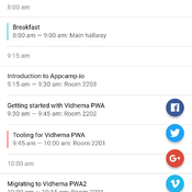 Conference Management ionic app