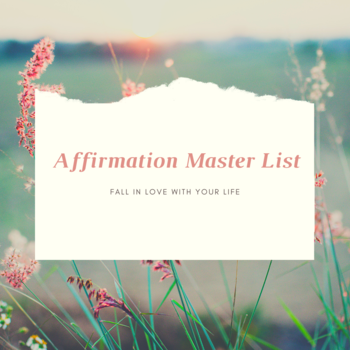 Affirmation Master List