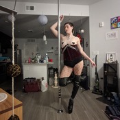 Corsets, Chains, and Poles.