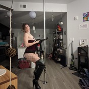 Corsets, Chains, and Poles.