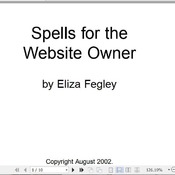 Spells for the Website Owner