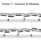 Spartito di "Veleno 7 - Gemitaiz & Madman" per pianoforte