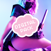Cyber Girl NSFW digital set