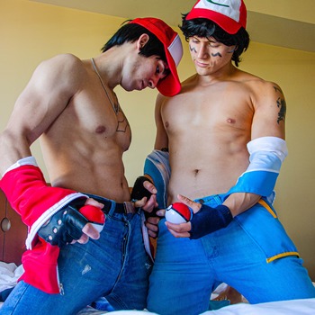 Extra Lewd pokemon trainers duo set!